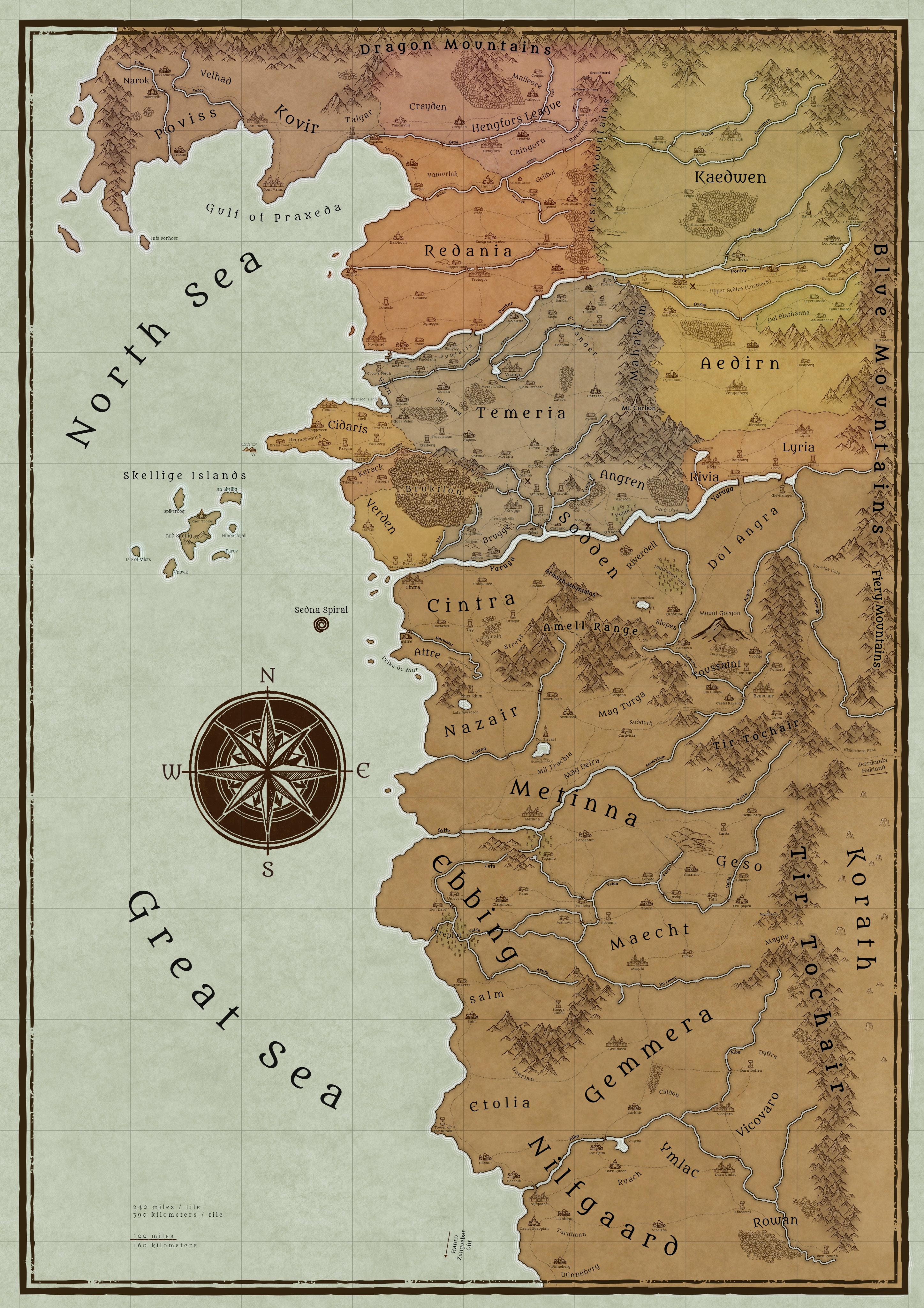 MAPA KONTINENTU